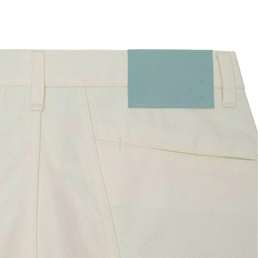 NOM - Two Tucked Barrel Pants Cream