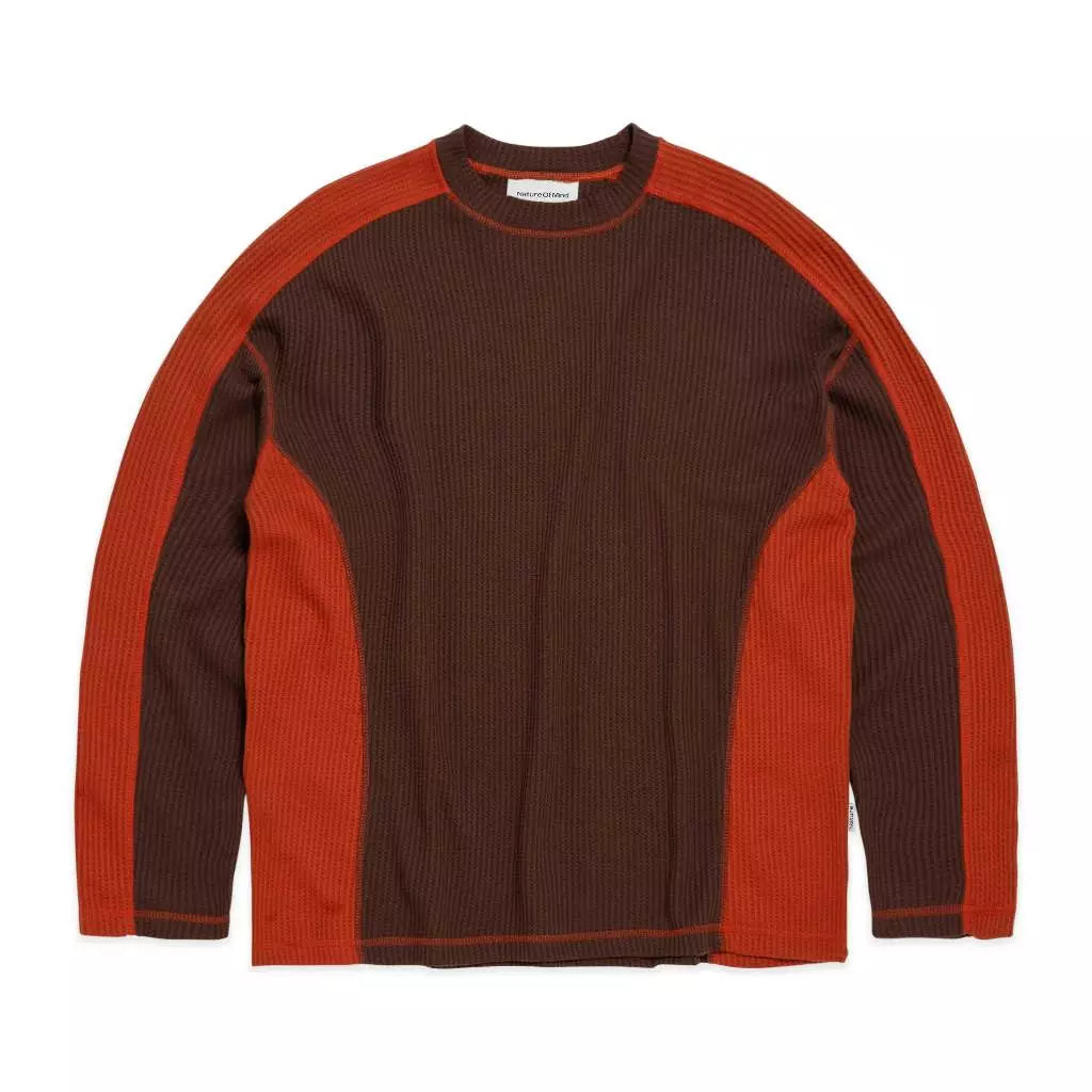 NOM - Waffle Crewneck Brown