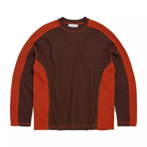 NOM - Waffle Crewneck Brown