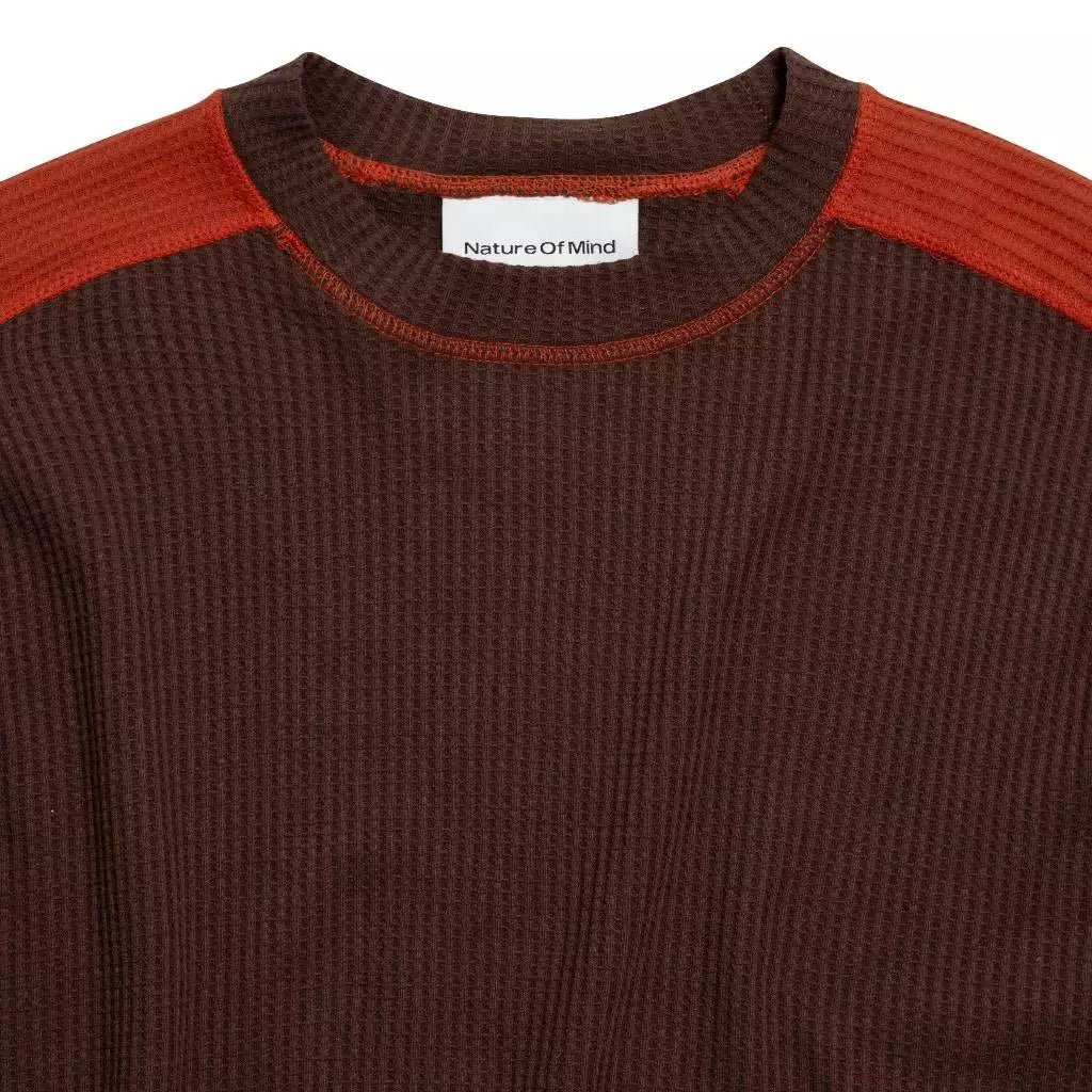 NOM - Waffle Crewneck Brown