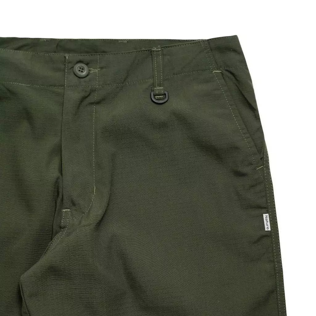 NOM - Pleated Knee Pants Green