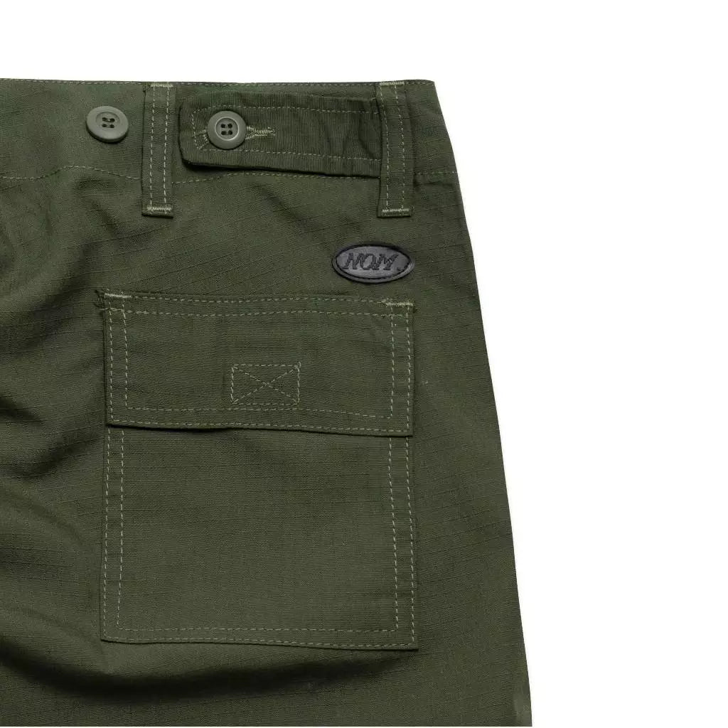 NOM - Pleated Knee Pants Green