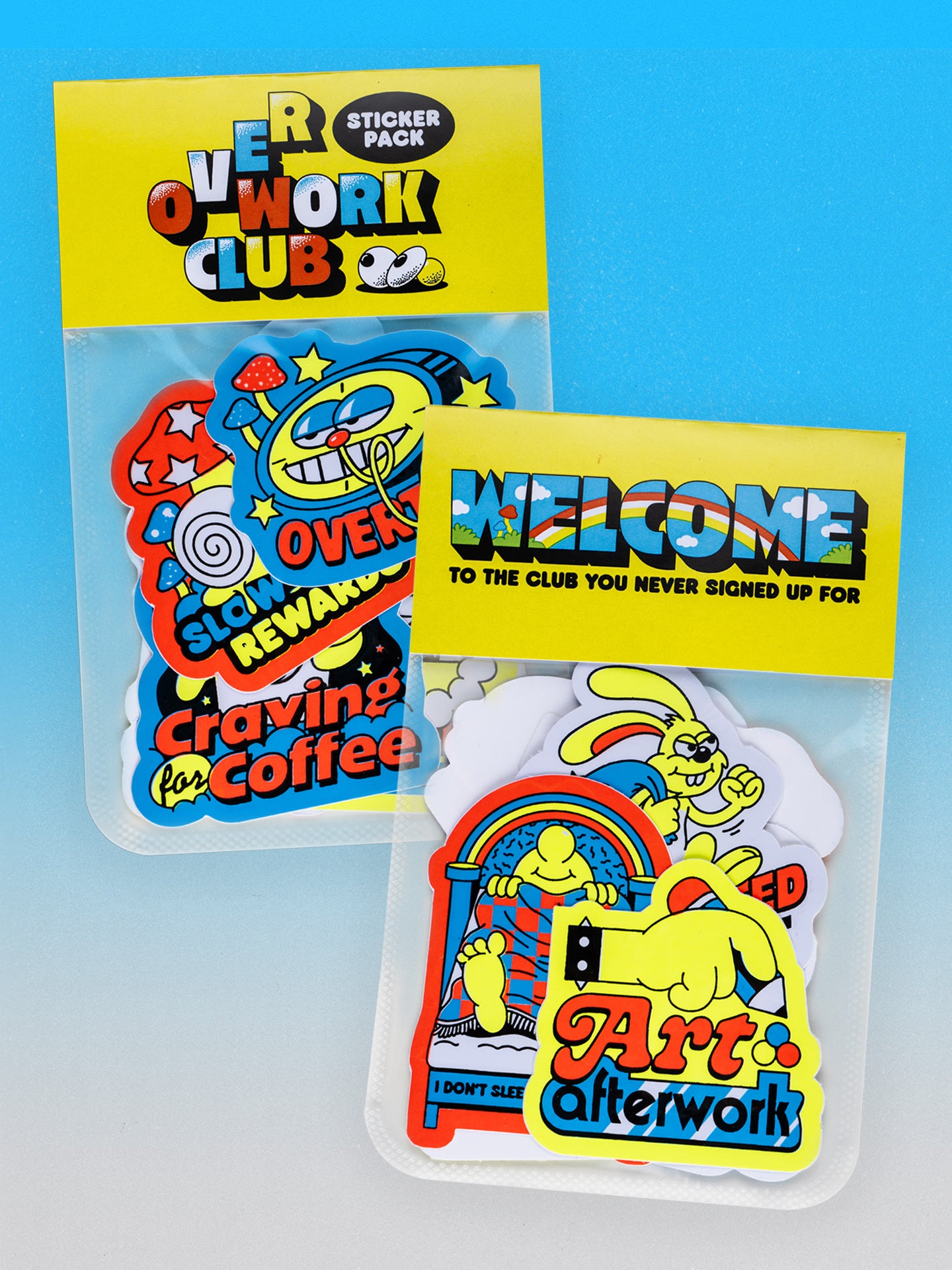 Mahdi - Over Work Club Sticker Pack