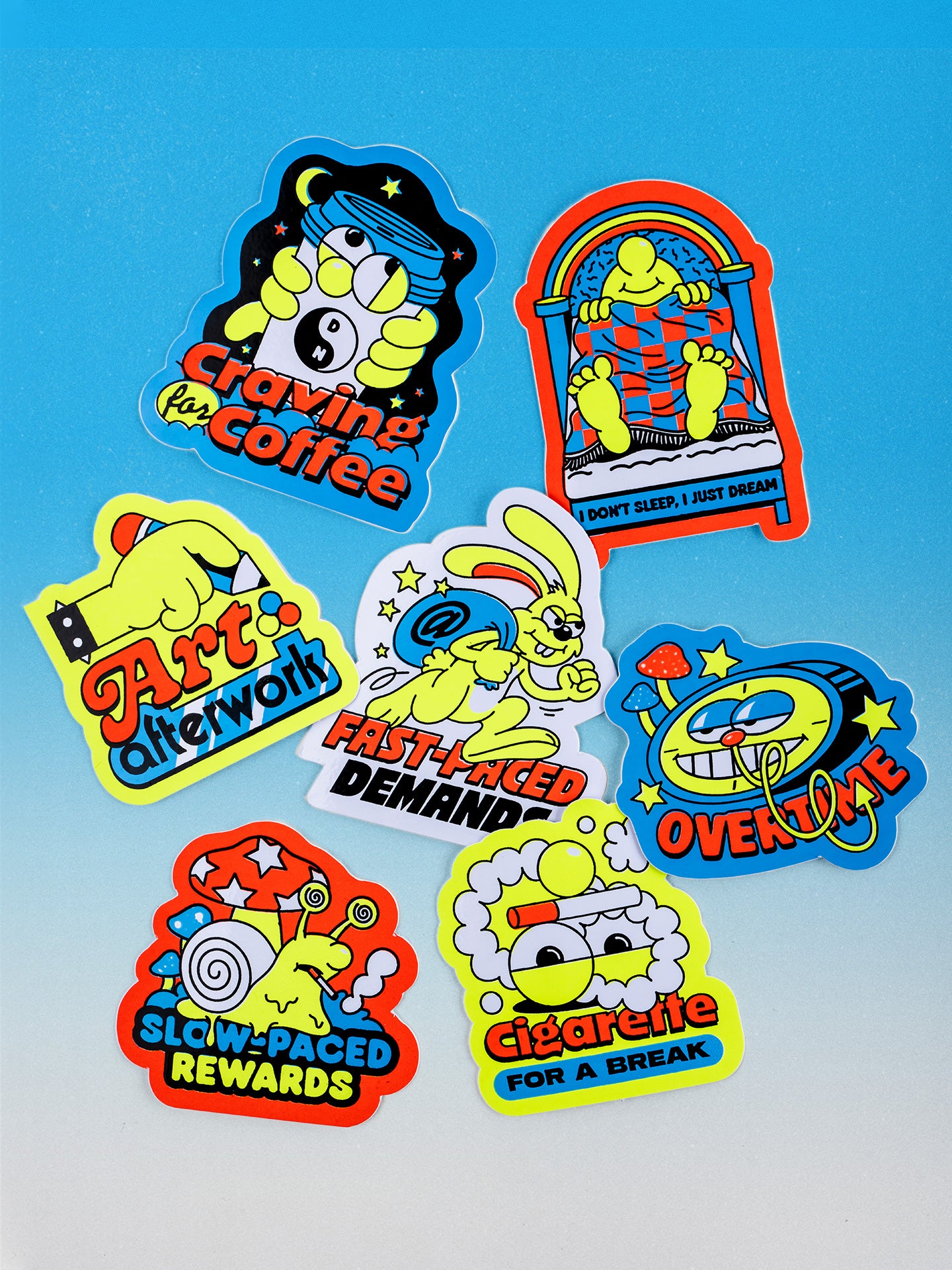 Mahdi - Over Work Club Sticker Pack