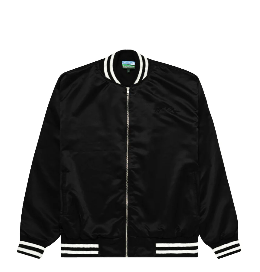 Better Goods - Satin Letterman Black