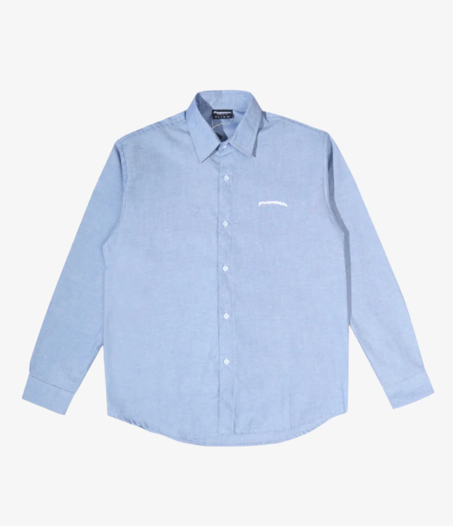 Perennial - Mini Logo Ls Shirt - Blue
