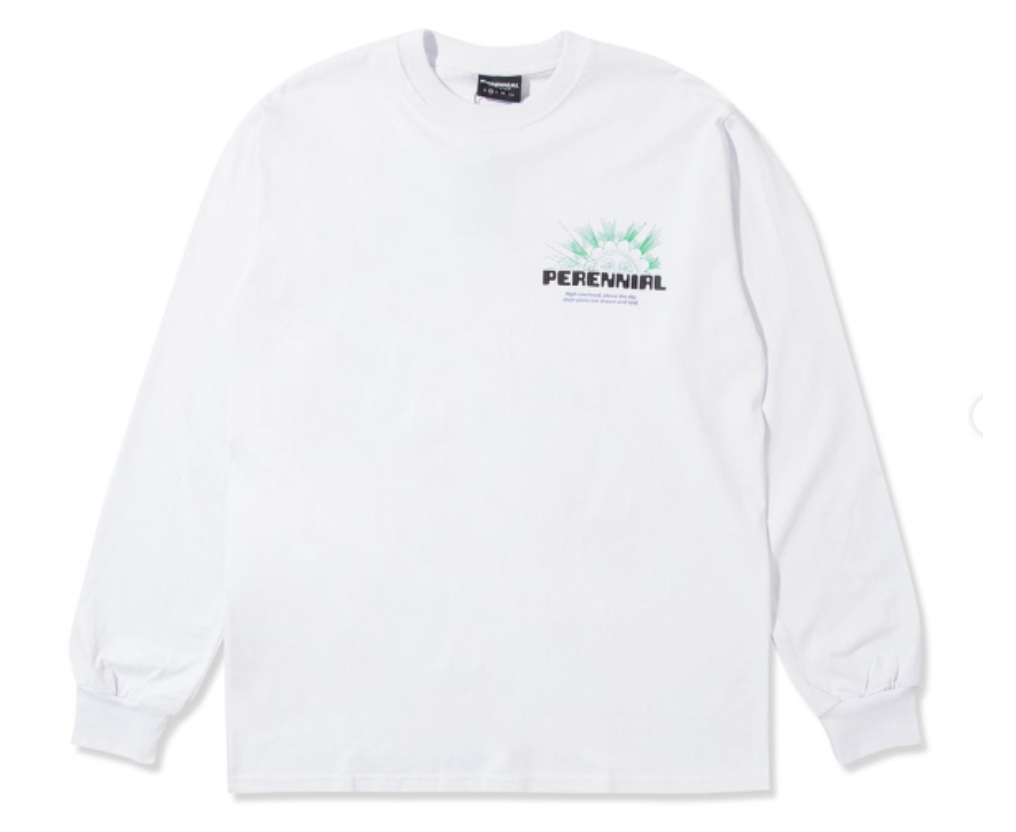 Perennial - Above The Sky Ls Tee - White
