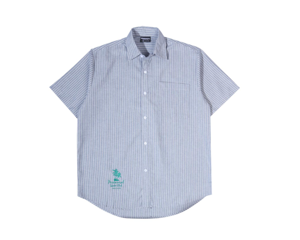 Perennial - Skate Club Stripe Shirt - Blue
