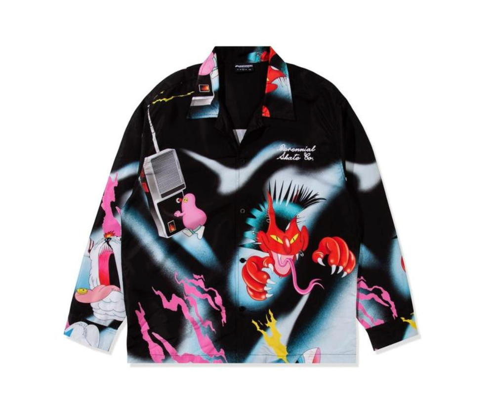 Perennial - Ykka Amelz LS Shirt  - Black