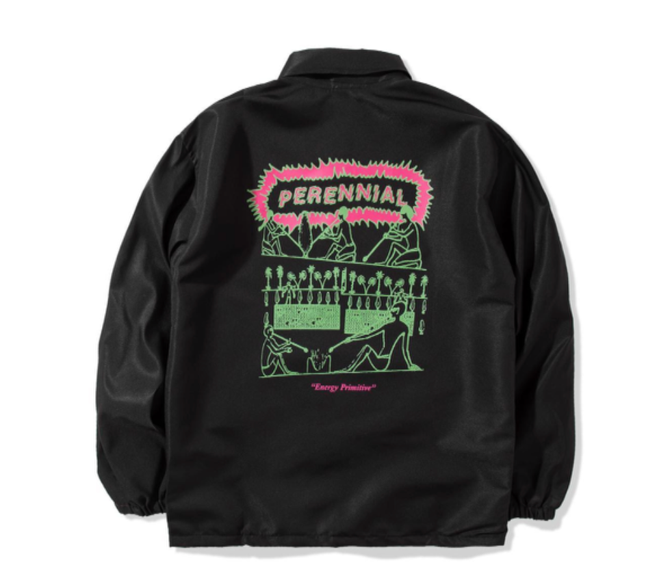 Perennial - Primitive Coach Jacket  - Black