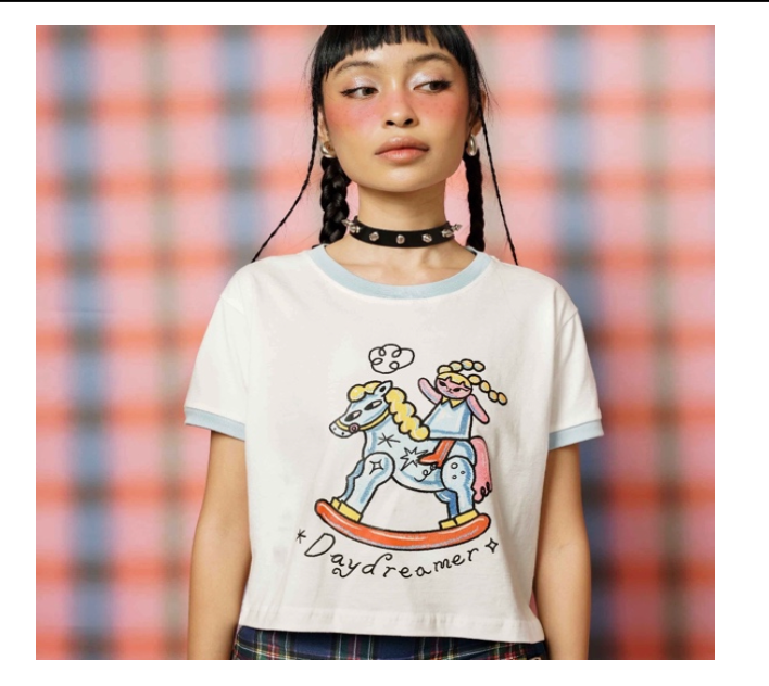 Liunic - Plaid Playdate - Baby Tee